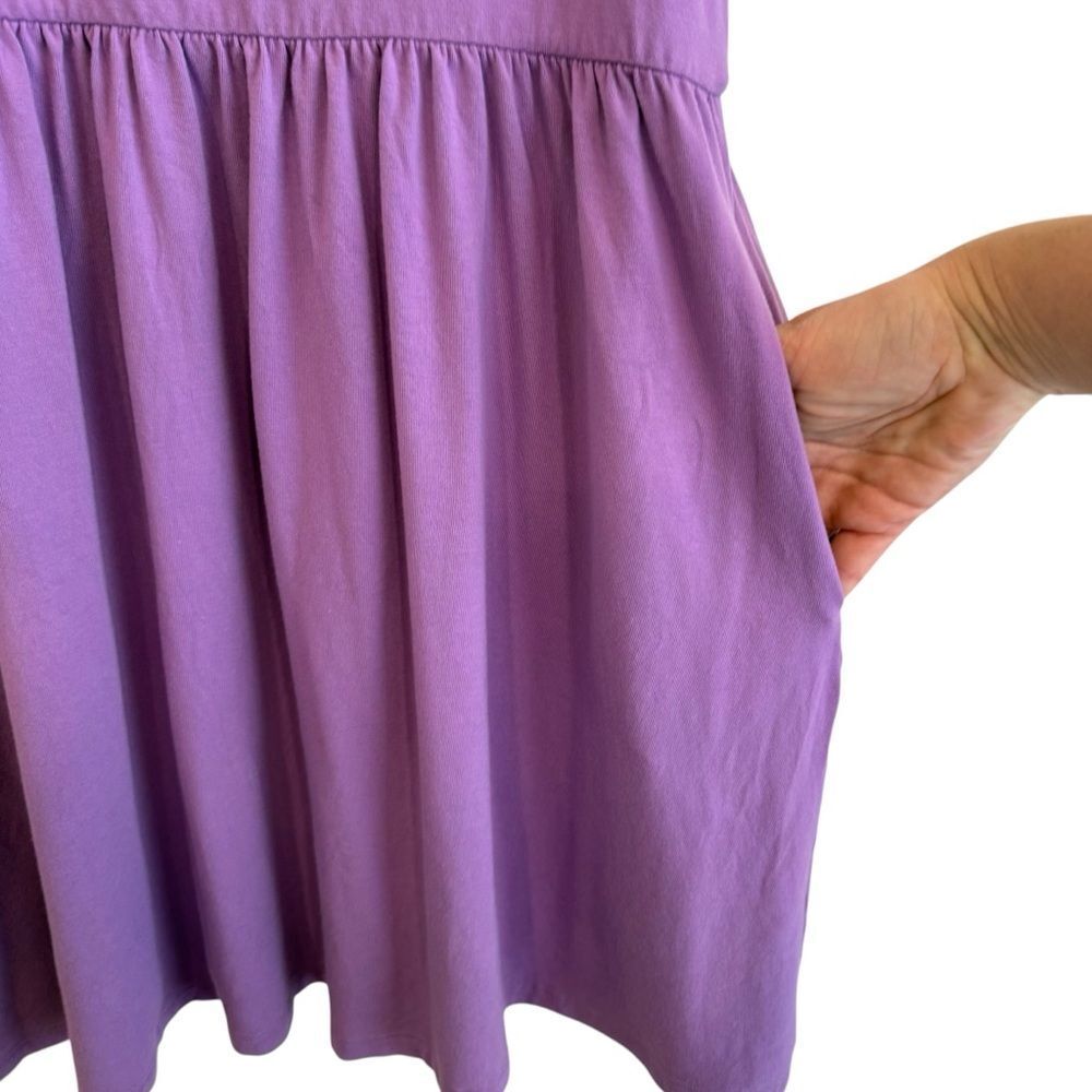 Smash + Tess Camille Iris Purple Tank Style Babydoll Relaxed Fit Mini Dress - Picture 4 of 6